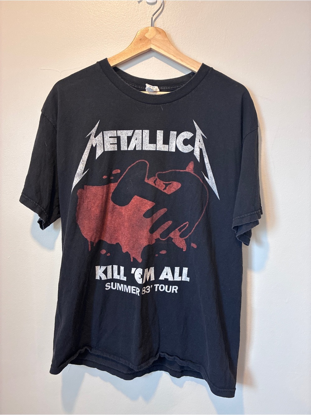 Metallica Kill 'Em All 83’ Tour Graphic Tee